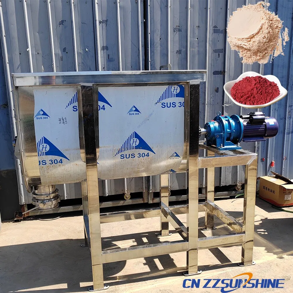 Seasoning, Organic Fertilizer, Chemical Powder Dry and Wet Double Ribbon Mixing Equipment