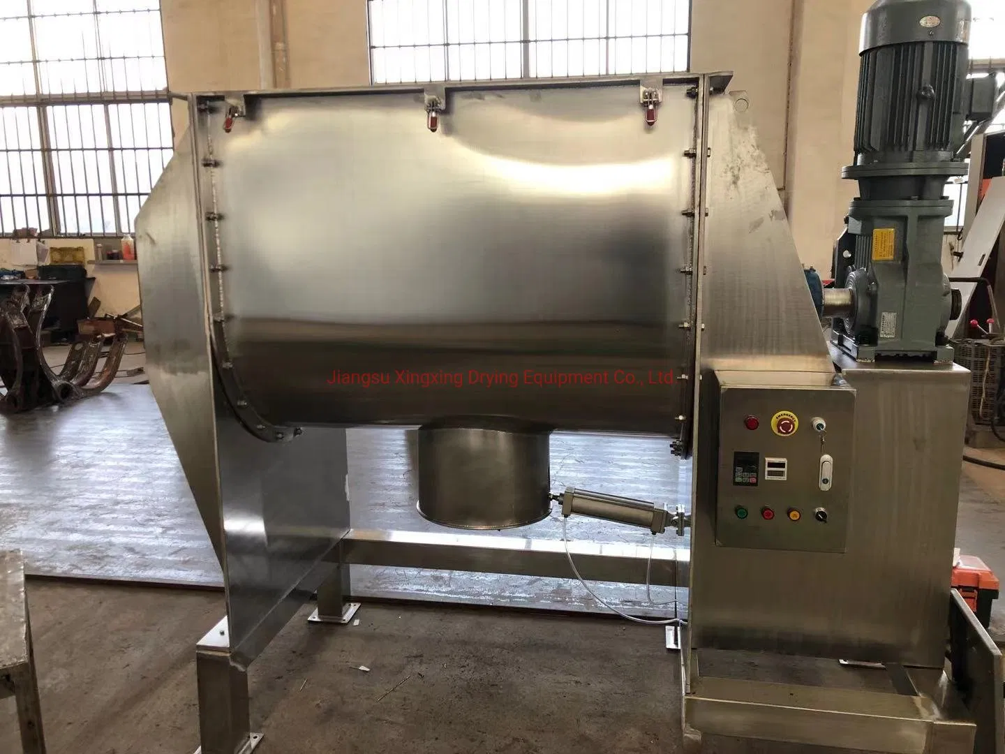 China Stainless Steel Ribbon Blender Equipment for Flavoring Powder Mixing