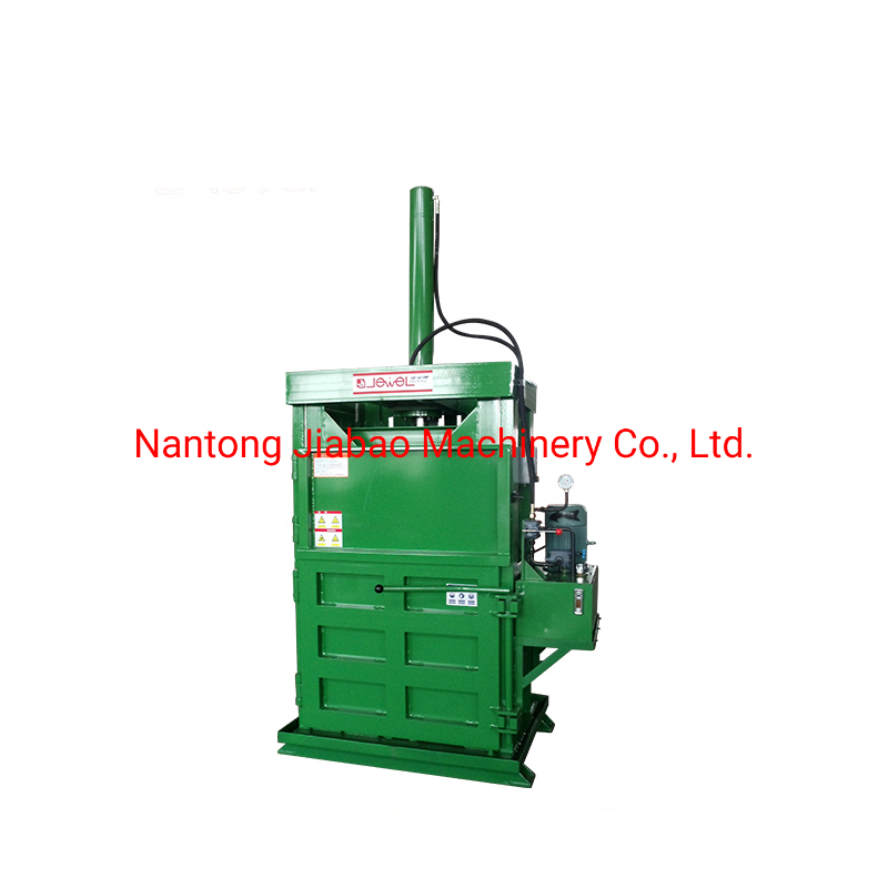 Jewel Brand Factory Supply Cheap Manual Valve Control Vertical Hydraulic Used Cardboard Press Waste Paper Compactor Plastic Baling Machine