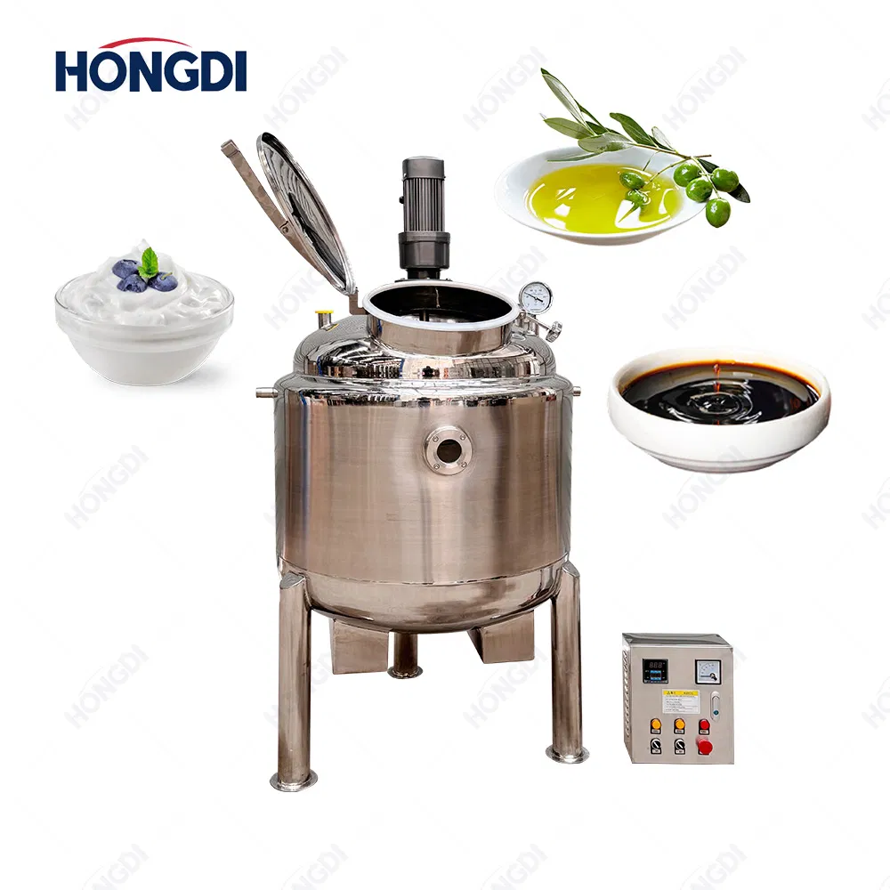 60L Stainless Steel Liquid Heating Mixing Tank for Milk Vinegar Mixing Equipment