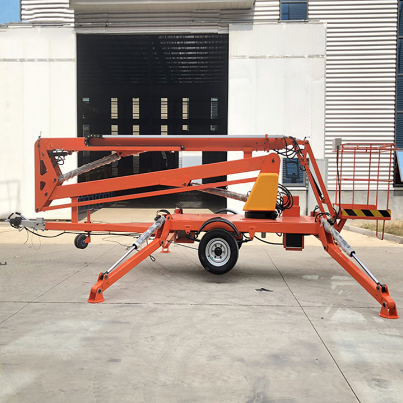 Premium Towable Boom Lift Rental for Construction and Industrial Use