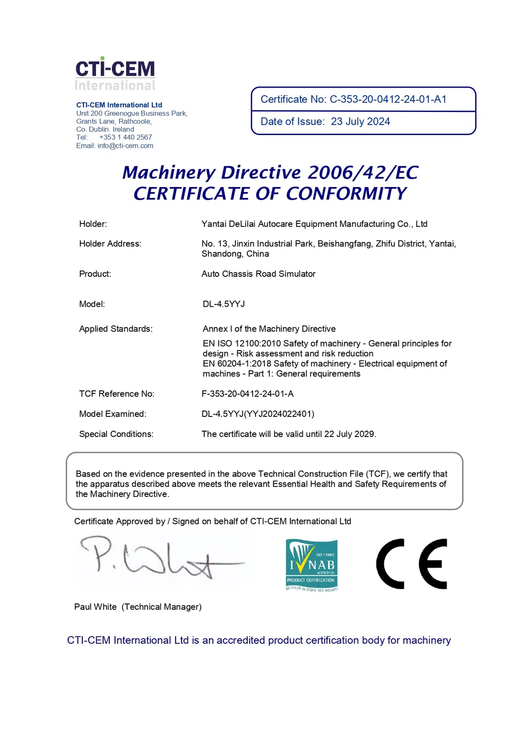 CE Certification