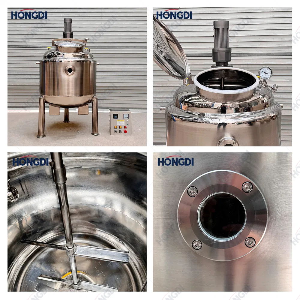 60L Stainless Steel Liquid Heating Mixing Tank for Milk Vinegar Mixing Equipment