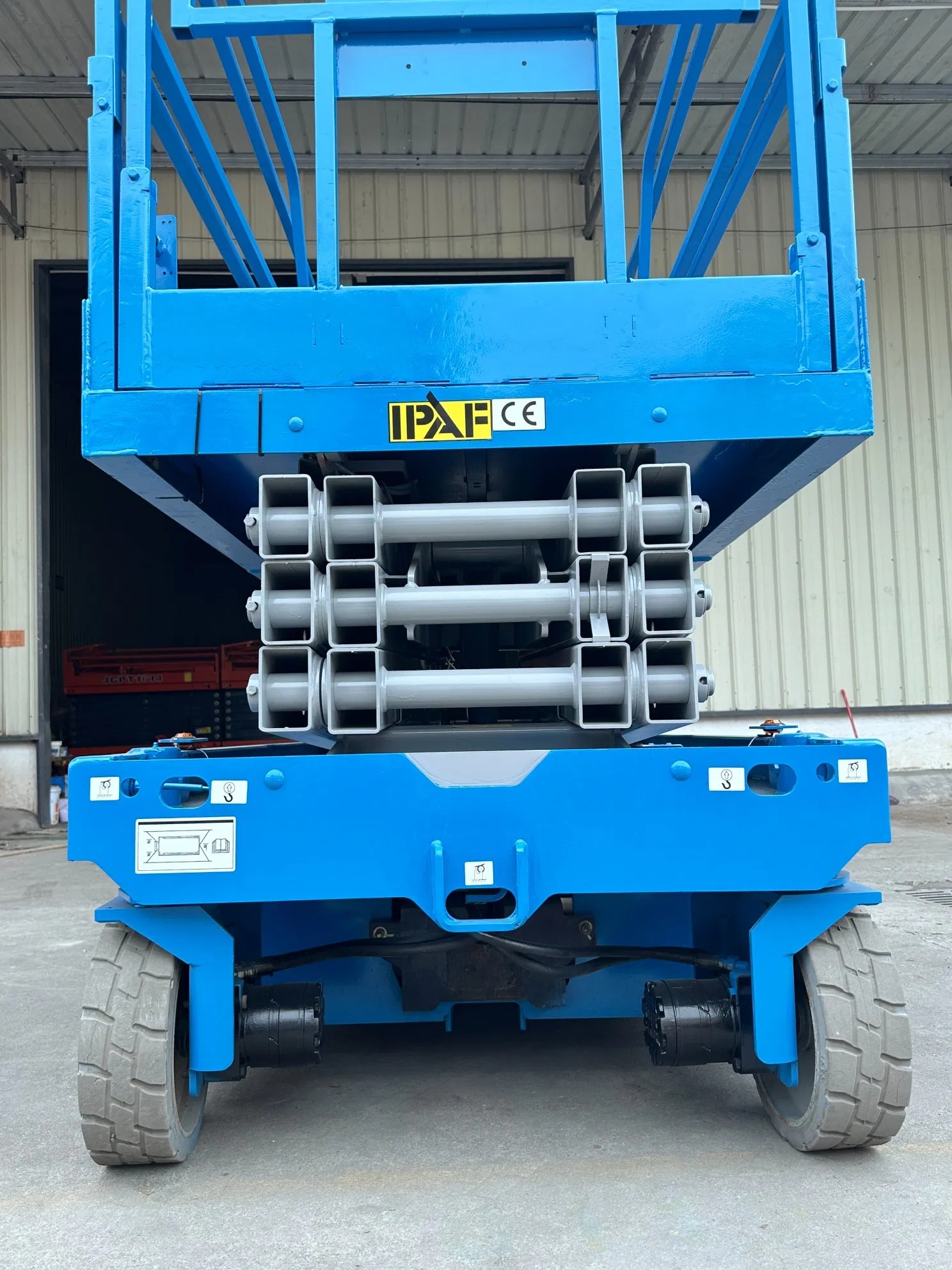 Heavy-Duty 4-Wheel Scissor Hoisting Equipment