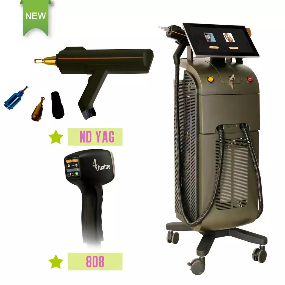 Acne Treatment Hair Remove Skin Rejuvenation Tattoo Removal Diode Laser ND YAG IPL Beauty Equipment