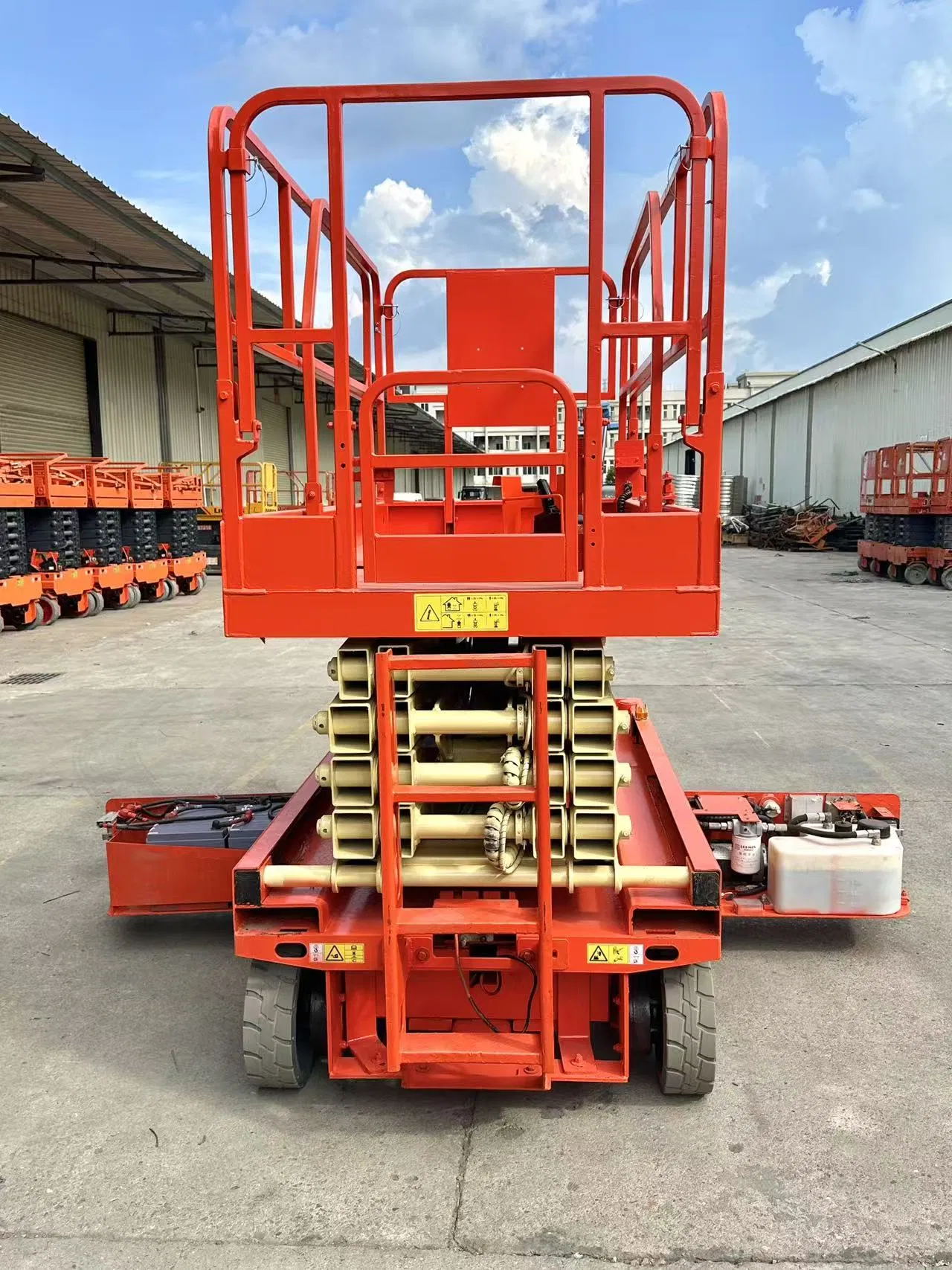 Heavy-Load Four Wheel Hydraulic Scissor Equipment