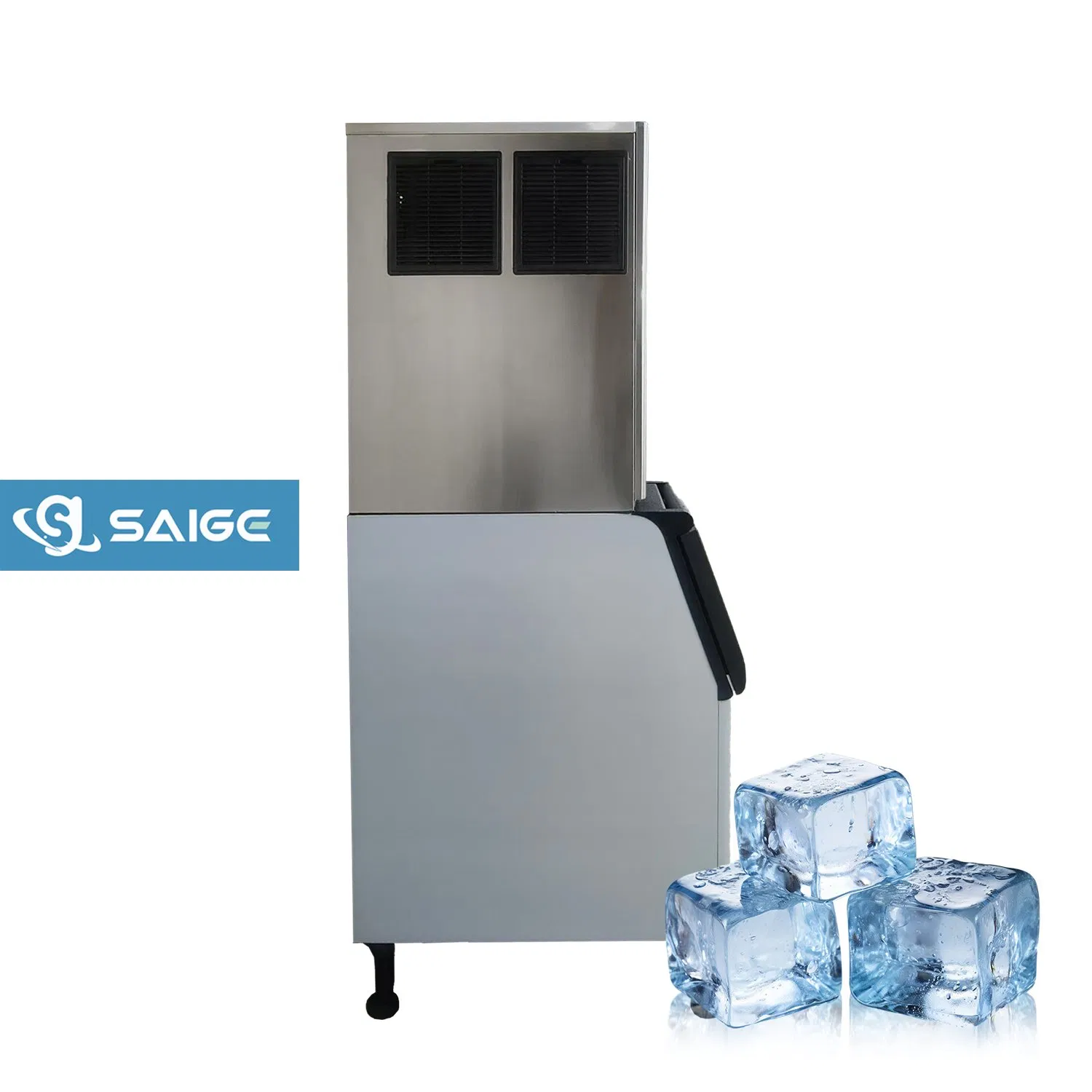 Cost-Effective Energy-Efficient High-Hardness Cube Durable Construction Ice Maker Machine for Commercial Profitability