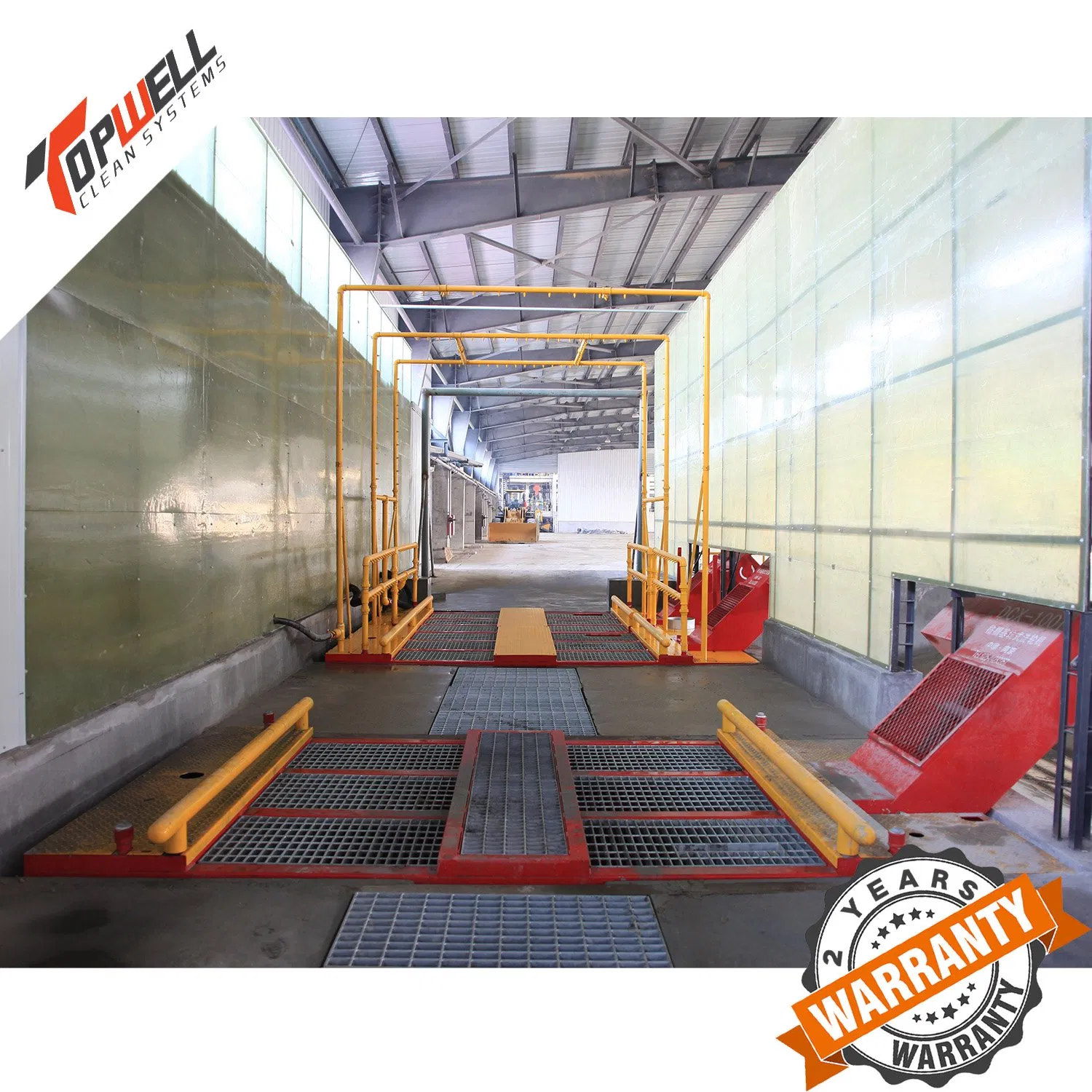 Mining and Construction Industry Used Truck Wheel Wash Machine, Consume 10L Water Per Vehicle