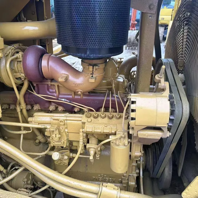 Caterpillar bulldozer rear view