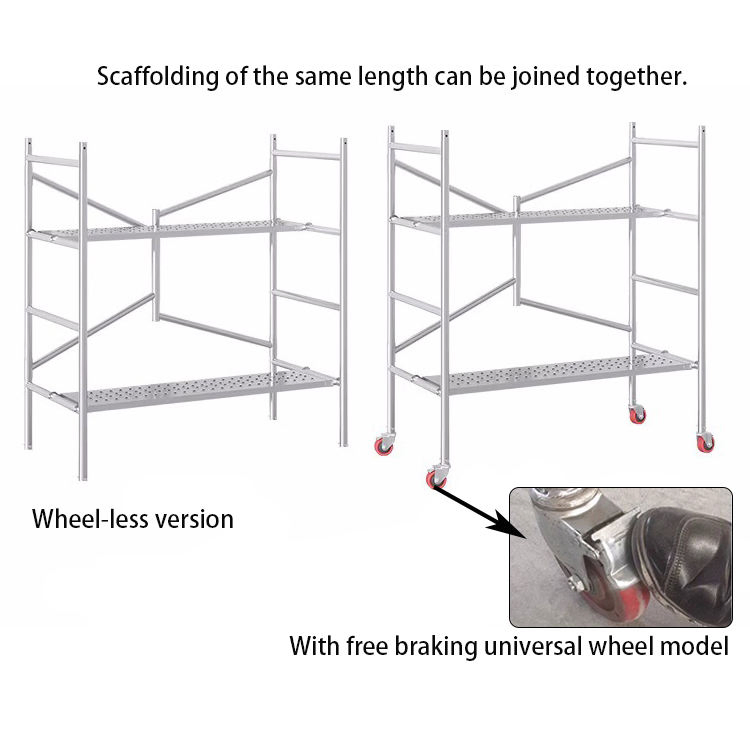Cost-Effective Solution Foldable Mobile Scaffold Construction Site Sacffoldings