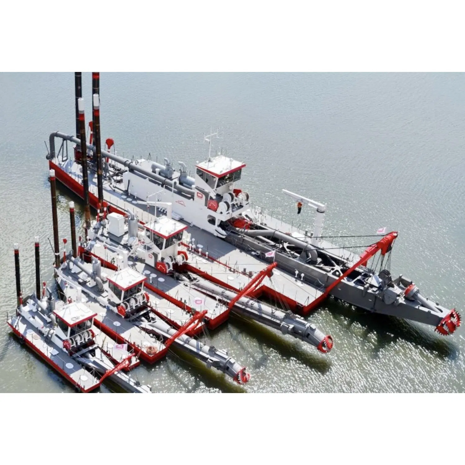 500kw Cutter Head and Heavy Duty Marine Equipment Cutter Suction Dredger