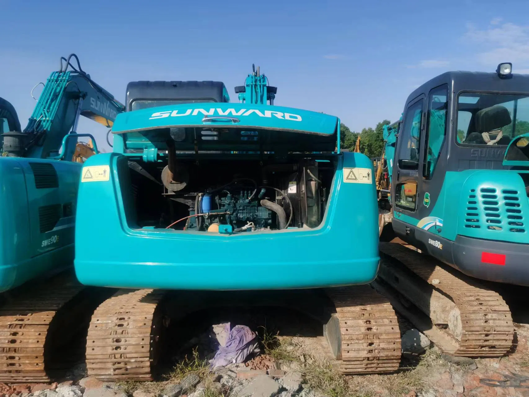 Sunward Swe90e Secondhand 9t Construction Machinery Original Equipment