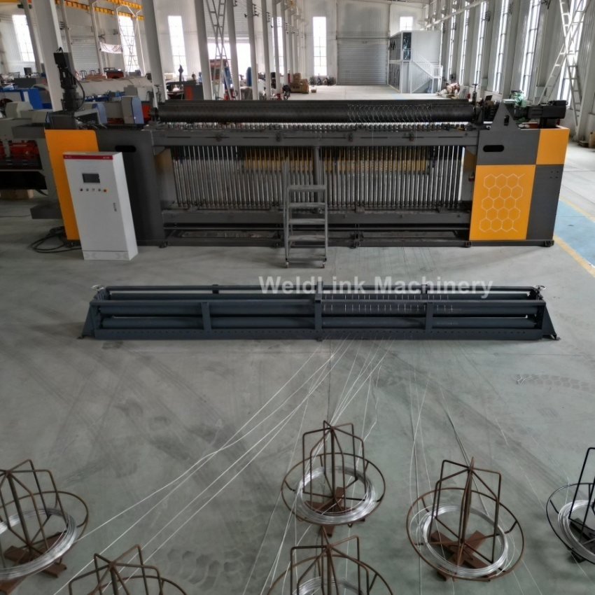 Automatic CNC PLC Controlled Gabion Mesh Machine Flood Erosion Protection Civil Engineering Infrastructure Manufacturer Supplier Factory Construction Industry