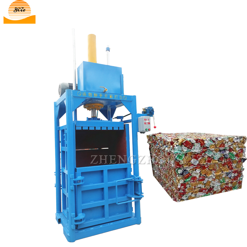 Hydraulic Press Used Clothing Plastic Baling Machine Hydraulic Scrap Metal Baler Waste Paper Compressor Recycling Machine