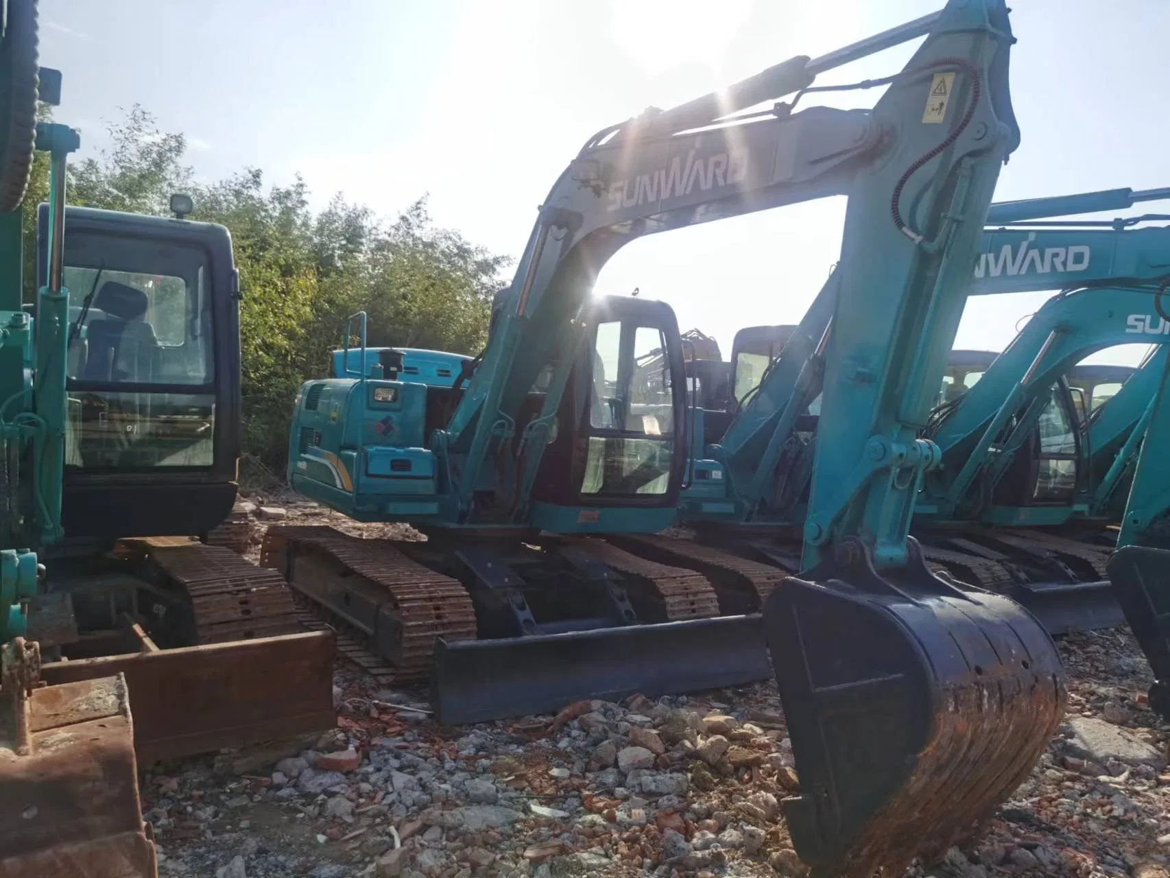 Sunward Swe90e Secondhand 9t Construction Machinery Original Equipment