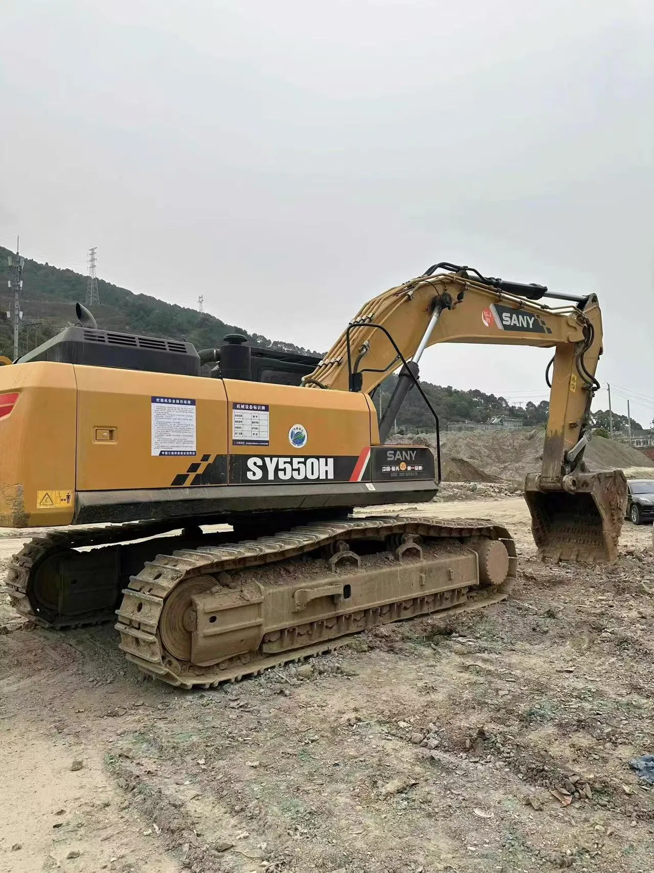 Excellent Condition Pre-Owned Excavator Sany 550h Heavy-Duty Design Excavator for Sany