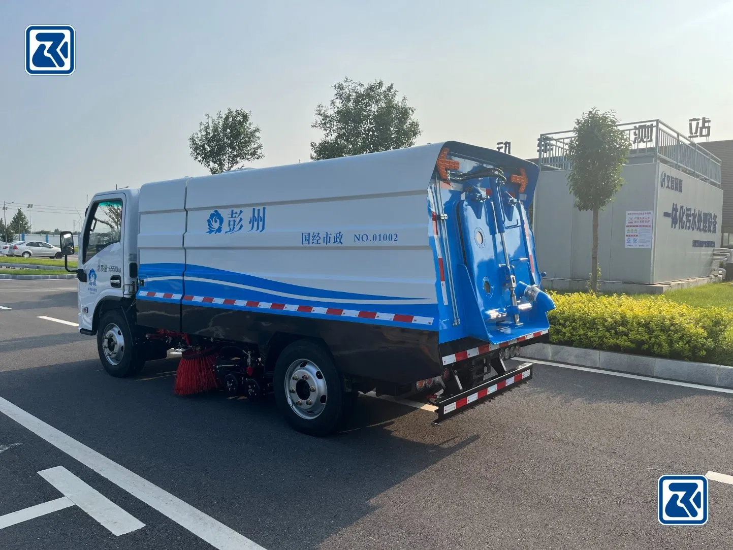 7 Ton Electric Road Sweeper Truck Engineering Construction Machinery New and Used