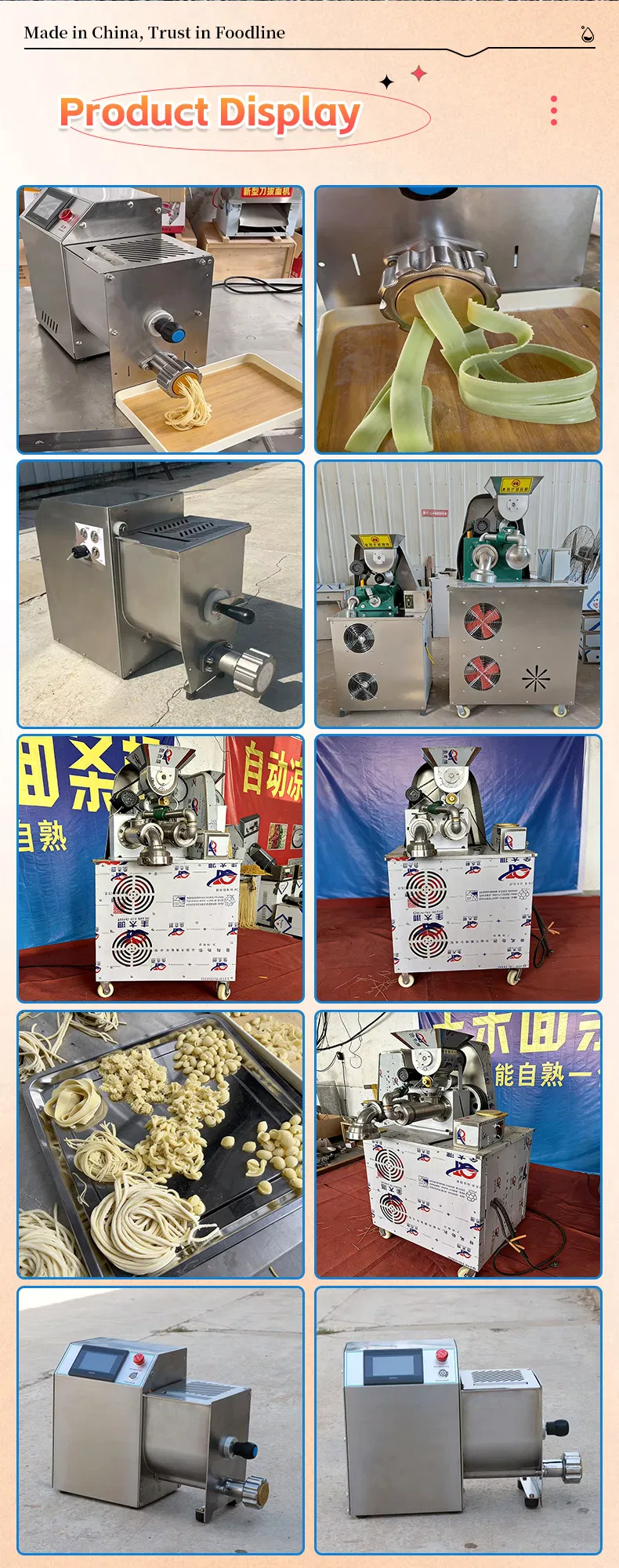 Industrial Pasta Equipment Process