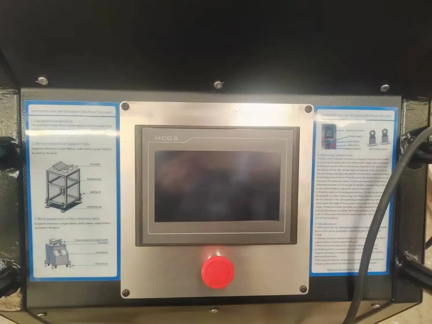 CE Auto Equipment Road Simulator Shaking Machine for Car Suspension Test