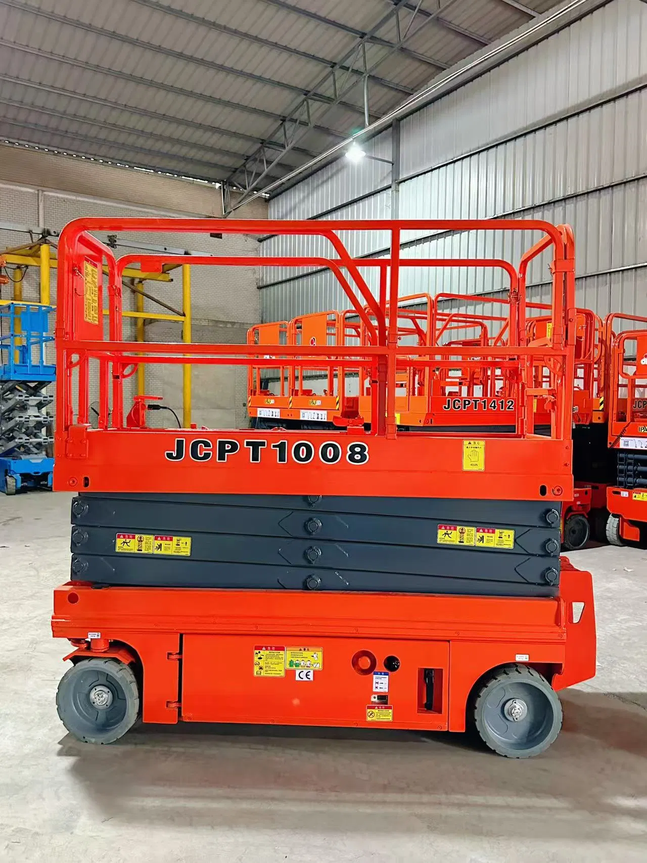 Heavy-Load 4-Wheel Refurbished Hydraulic-Driven Scissor Equipment