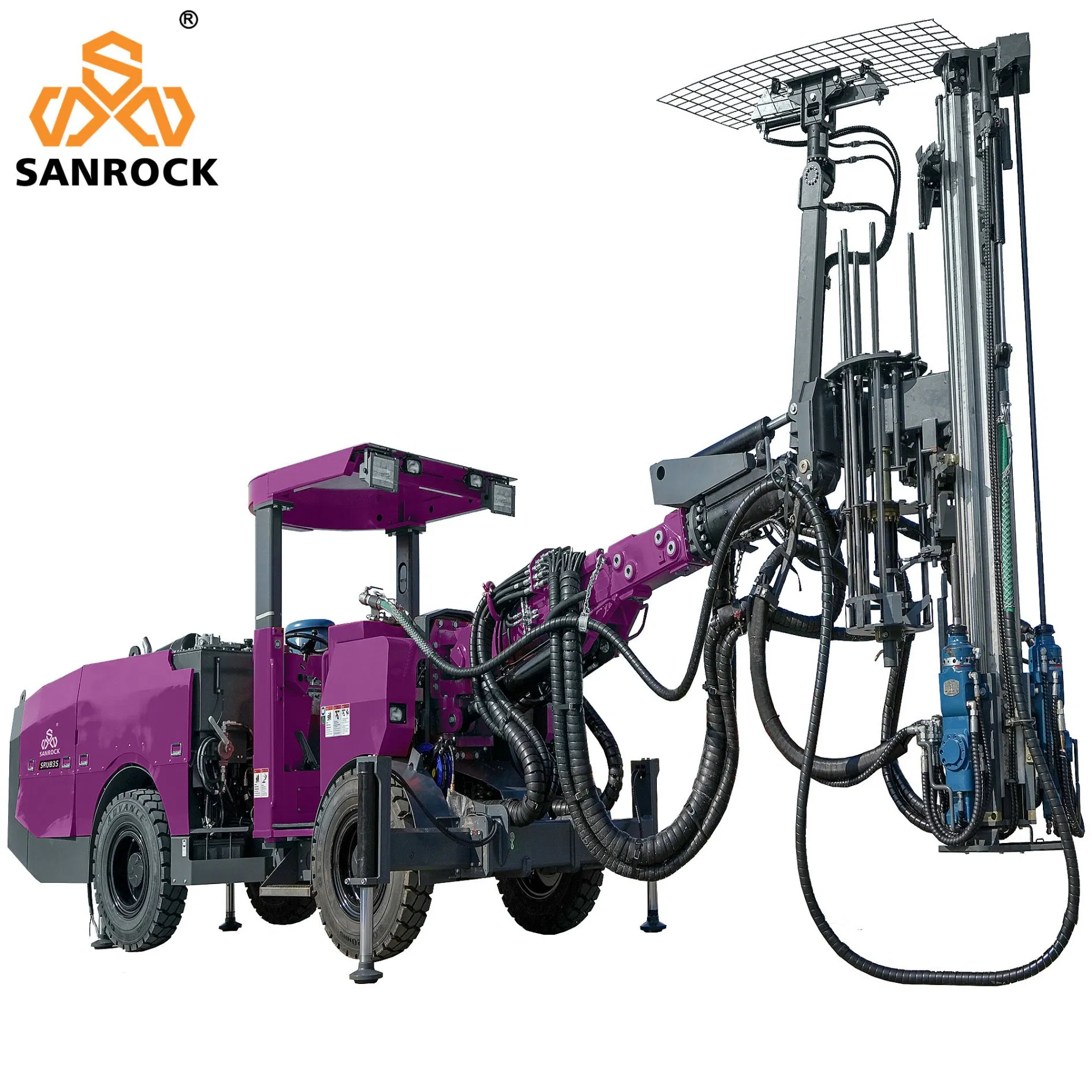 Tunnel Excavation Drilling Machinery Underground Jumbo Hydraulic Drilling Rig Equipment