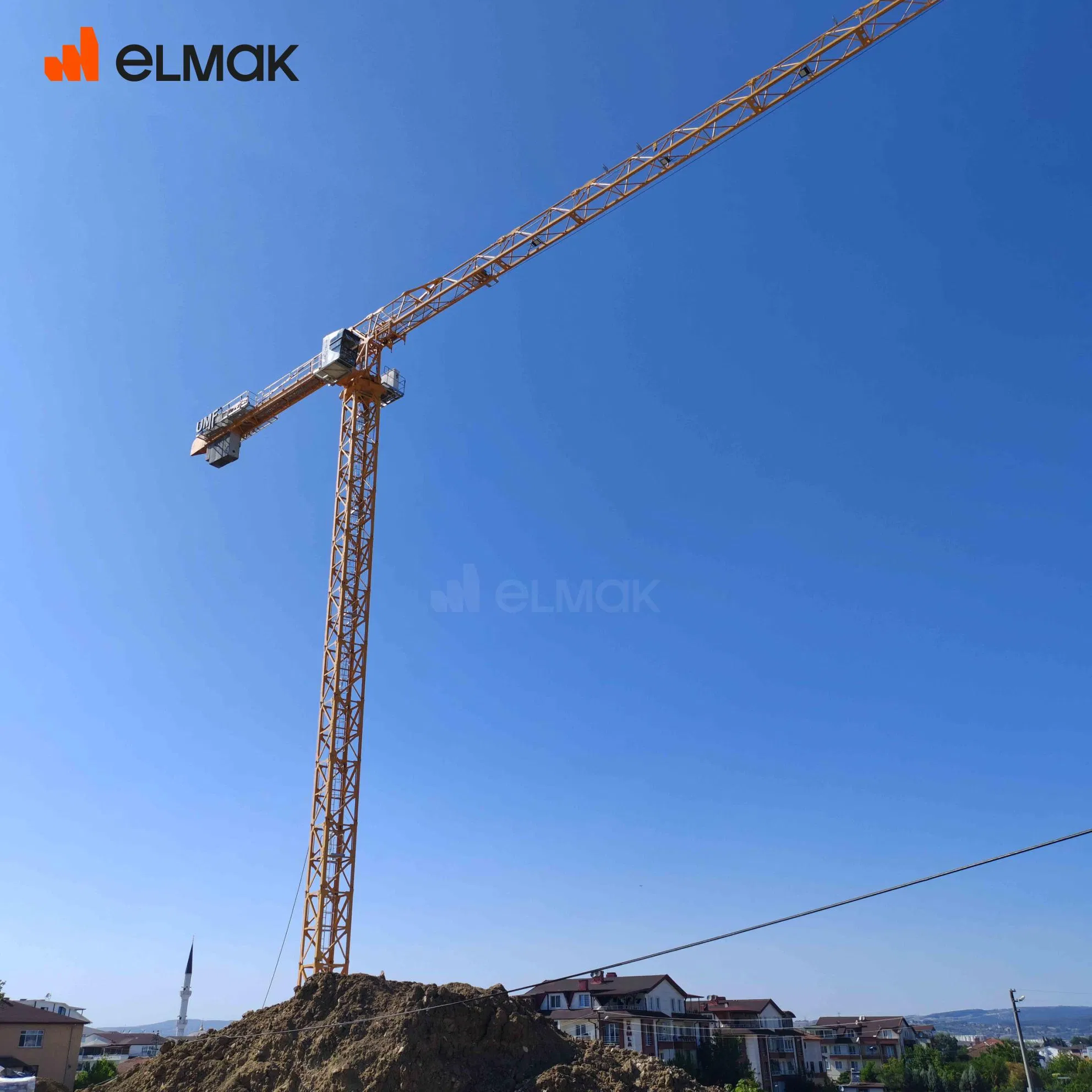 Heavy Duty Crane Construction Lifting Equipment Flat Top Tower Crane