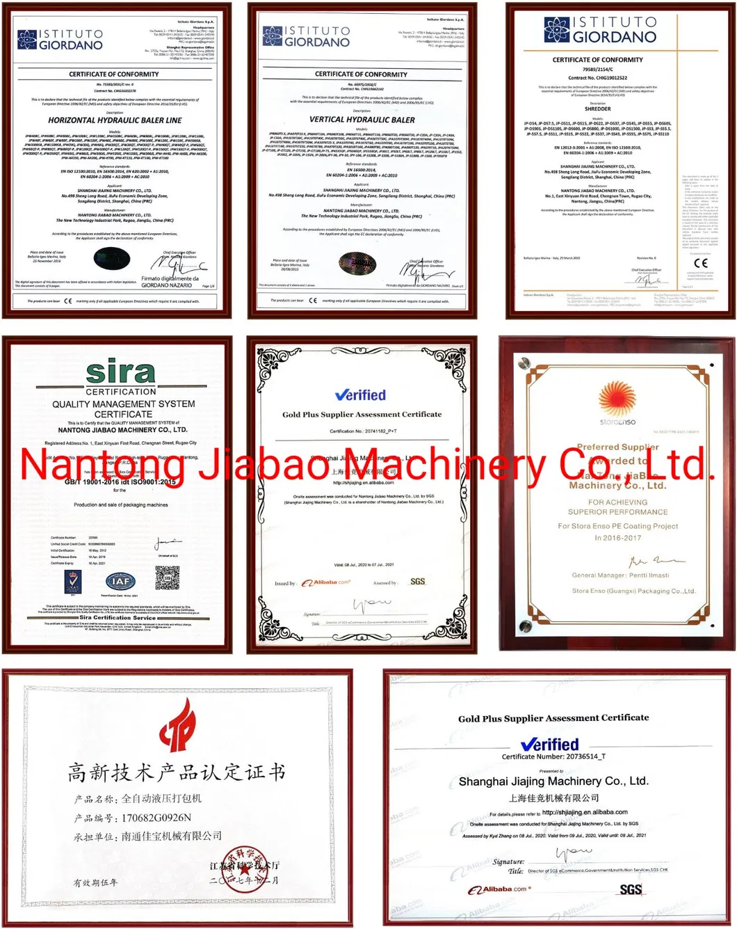 Certification
