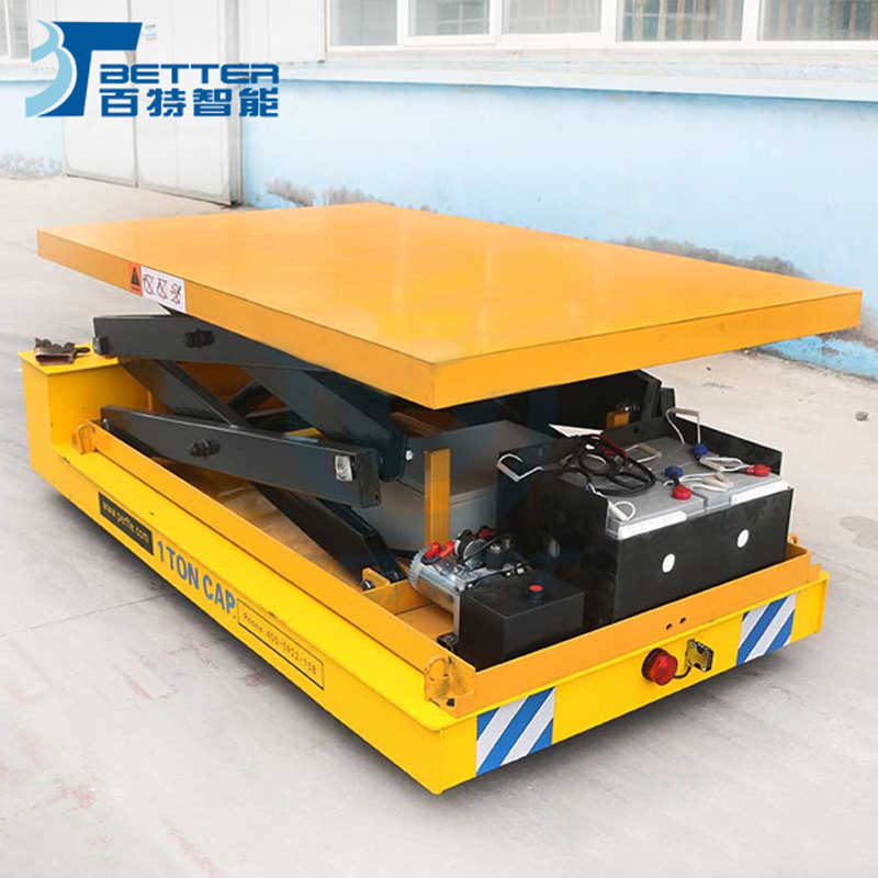 Factory Use Electric Material Handling Transfer Equipment with Hydraulic Lift