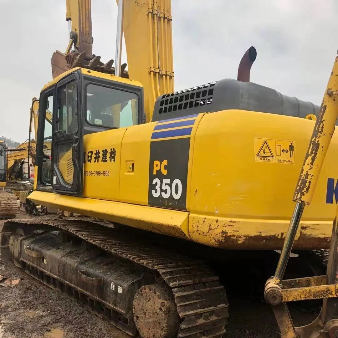 Used Crawler Hydraulic Excavator Japan PC350 Construction Machinery Free Shipping