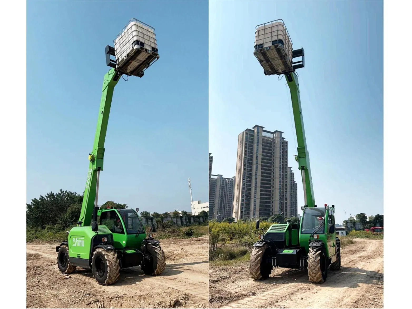 Hua Drill Telehandler Hzth7110 Forklift, Multifunctional Crane, Wheel Loader, Construction Machinery, Agricultural Machinery, Material Handling Equipments