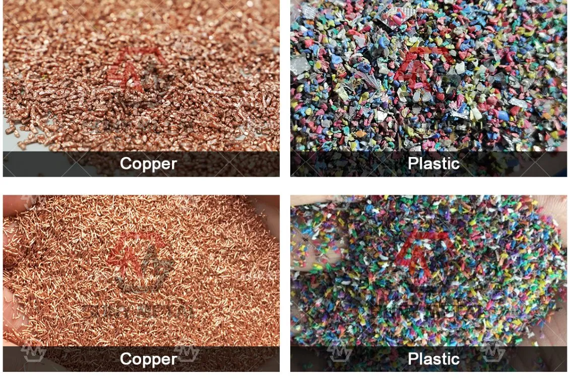 Final Copper and Plastic Granules