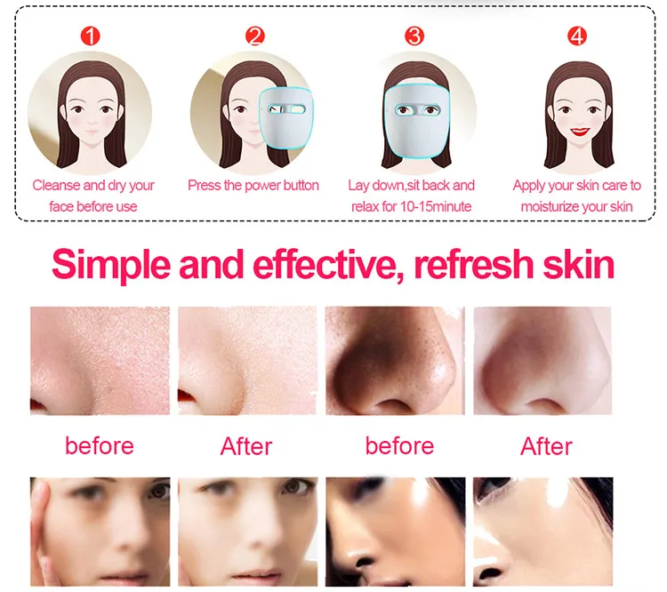 LED Light Therapy Mask Components