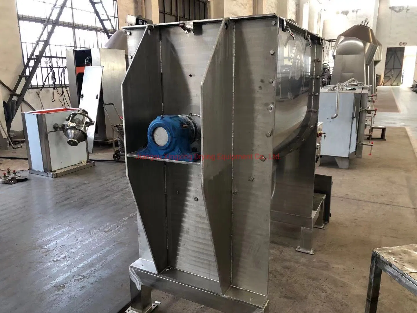 China Stainless Steel Ribbon Blender Equipment for Flavoring Powder Mixing