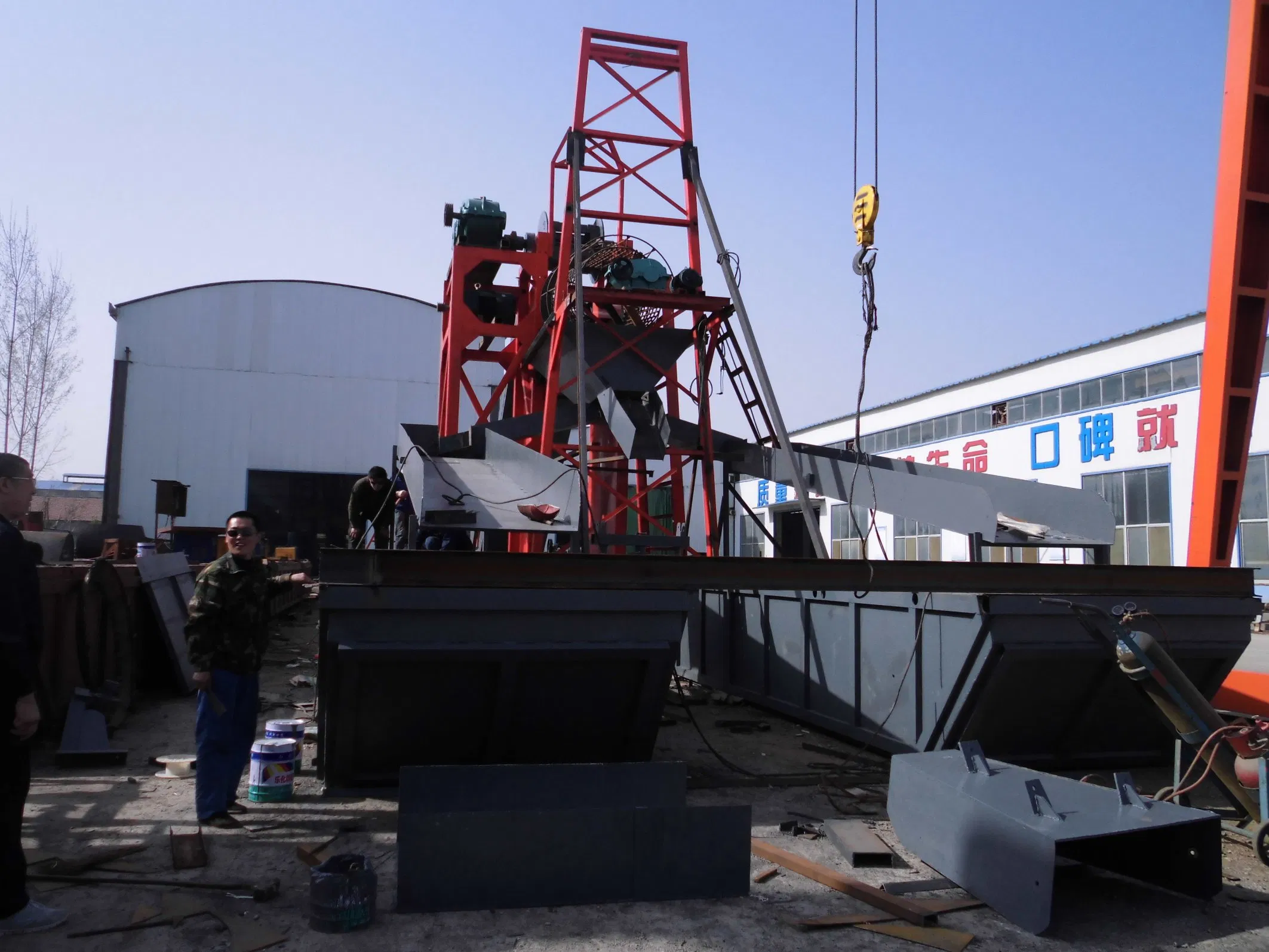 60m3/H Gold Mining Machinery Used Gold and Stone Separation