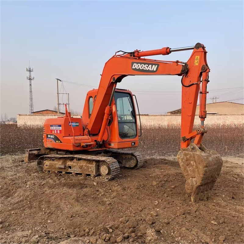 Pre-Owned 8t Doosan Mini Dh80 Crawler Excavator with Low Working Hours