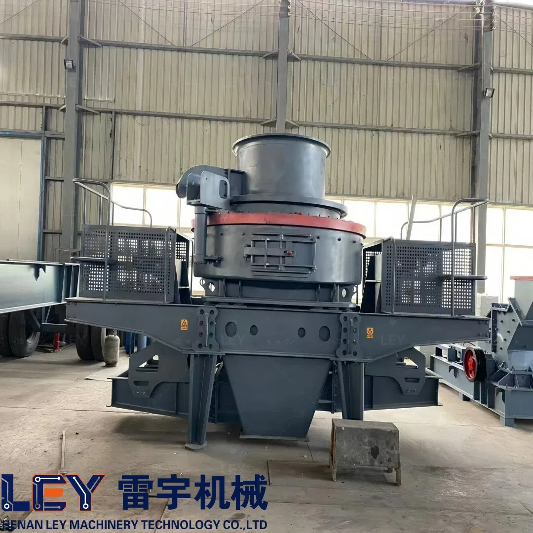 Mining Quarry Crusher / Vertical Shaft Silica Sand Production Line Sand Making Machine