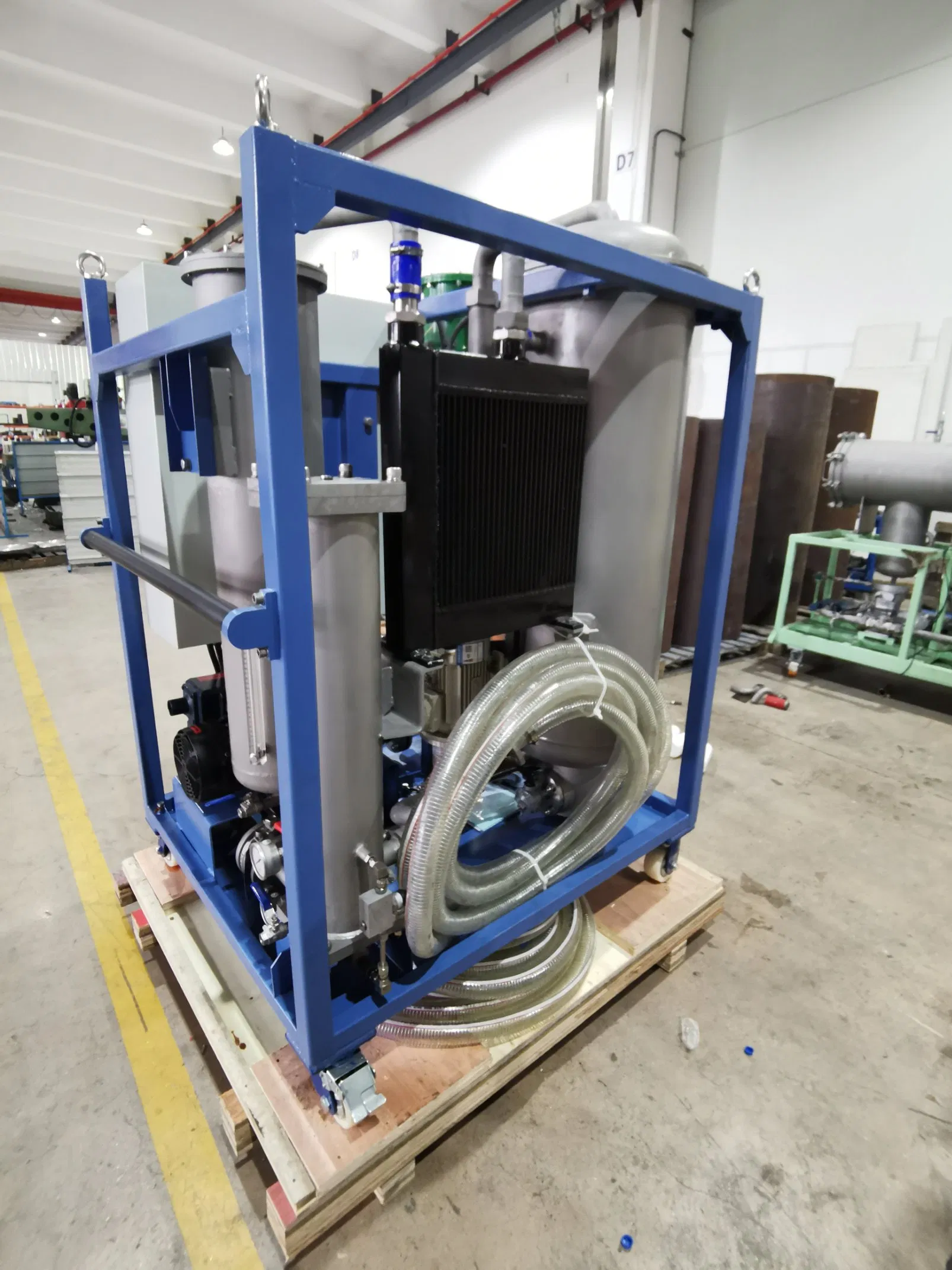 Insulating Used Engine Oil Recycling Machine for Lube and Hydraulic Oil