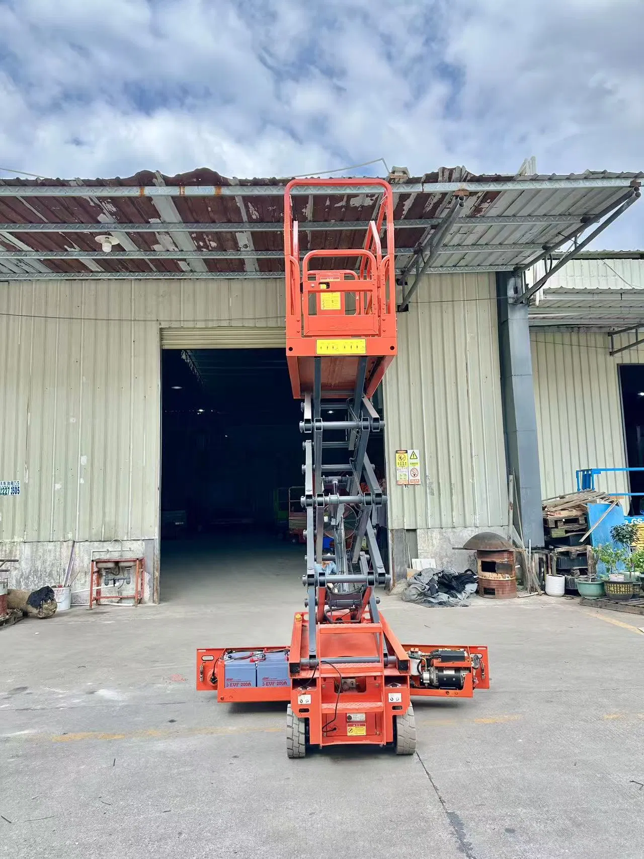 Heavy-Duty 4-Wheel Hydraulic-Driven Scissor Equipment