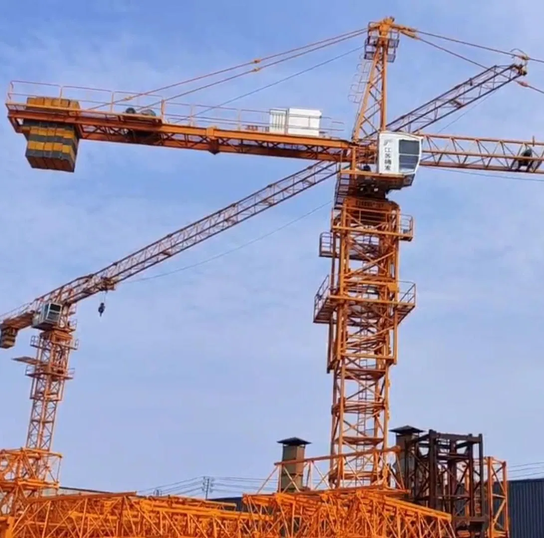 ISO-Compliant Chinese 5-16 Ton Lifting Capacity Tower Crane Heavy Construction Equipment