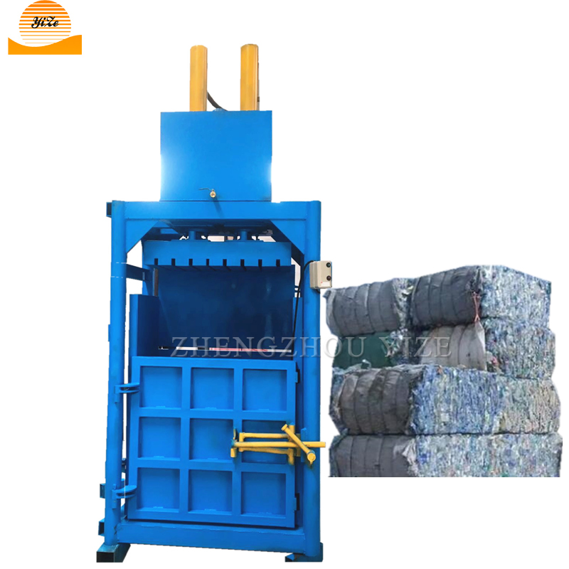 Hydraulic Press Used Clothing Plastic Baling Machine Hydraulic Scrap Metal Baler Waste Paper Compressor Recycling Machine