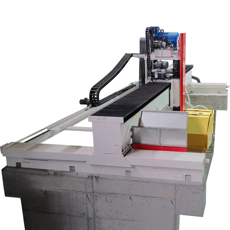 2026 Advanced Factory Price Hualong Stone Machinery Hlqy-2500 Bridge Saw Granite Multi Blade Block Cutter Quarry Stone Cutting Machine