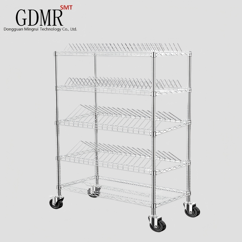 SMT Handling Equipment SMT Multifunctional Material Reel Cart in PCB Production Line