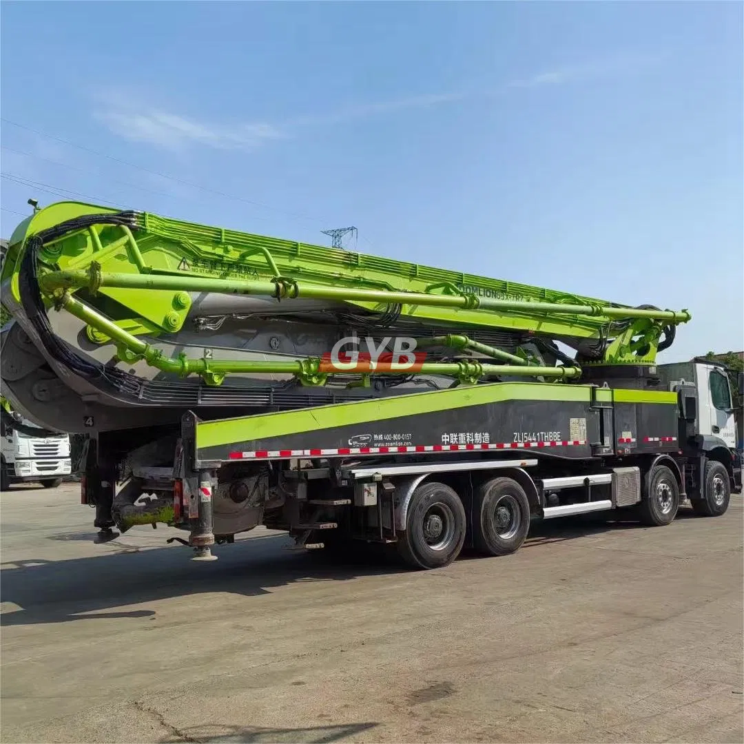 Wireless RC 63m Concrete Pump Truck Cement Hydraulic Used Construction Machinery