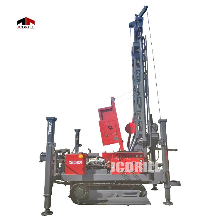 Mining Well Used Cwd300t 300m Crawler Hydraulic Borehole Drill Rig Equipment Water Well Drilling Rig Machine