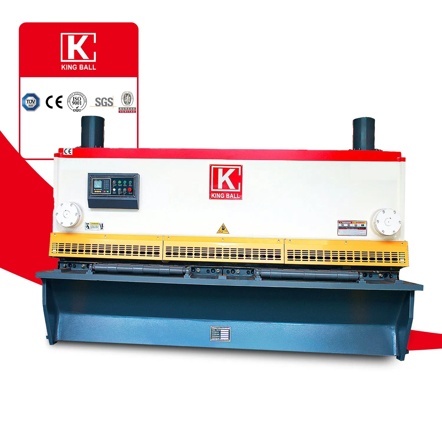 Kingball QC11y-12X3200 Used-Machinery E21s Controller Sheets Metal Swing Beam Shear CNC Laser Cutting Machine Hydraulic Guillotine Shearing Cutting Machine