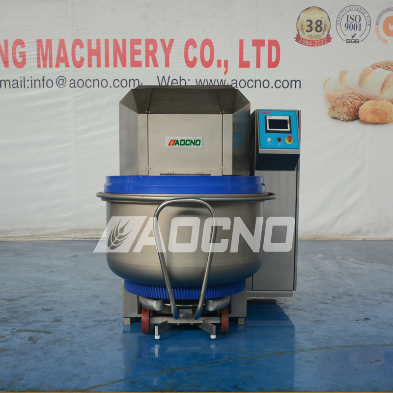 Industrial Double Speed Bakery Used Wheat Flour Spiral Dough Kneading Mixer Machine Baking Equipment Factory Price