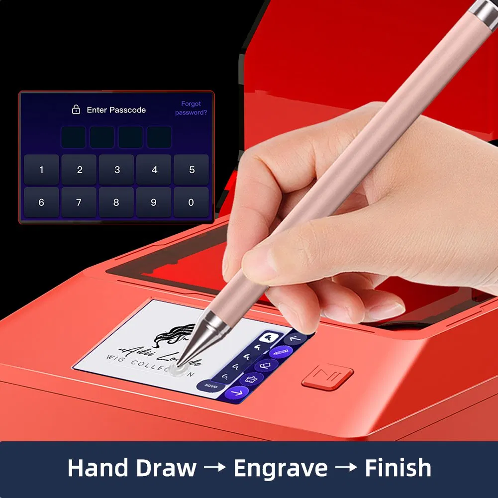 Compact Class 1 Mini Diode Laser Engraving Machine for Resale