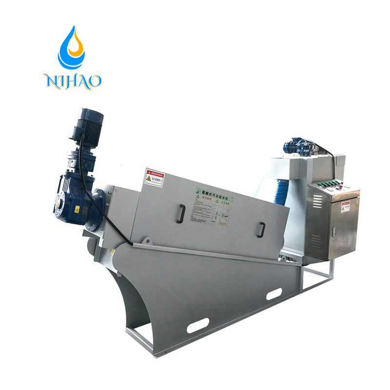 Low Infrastructure Investment Cost Dewatering Screw Presses Machine for Sewage Treatment