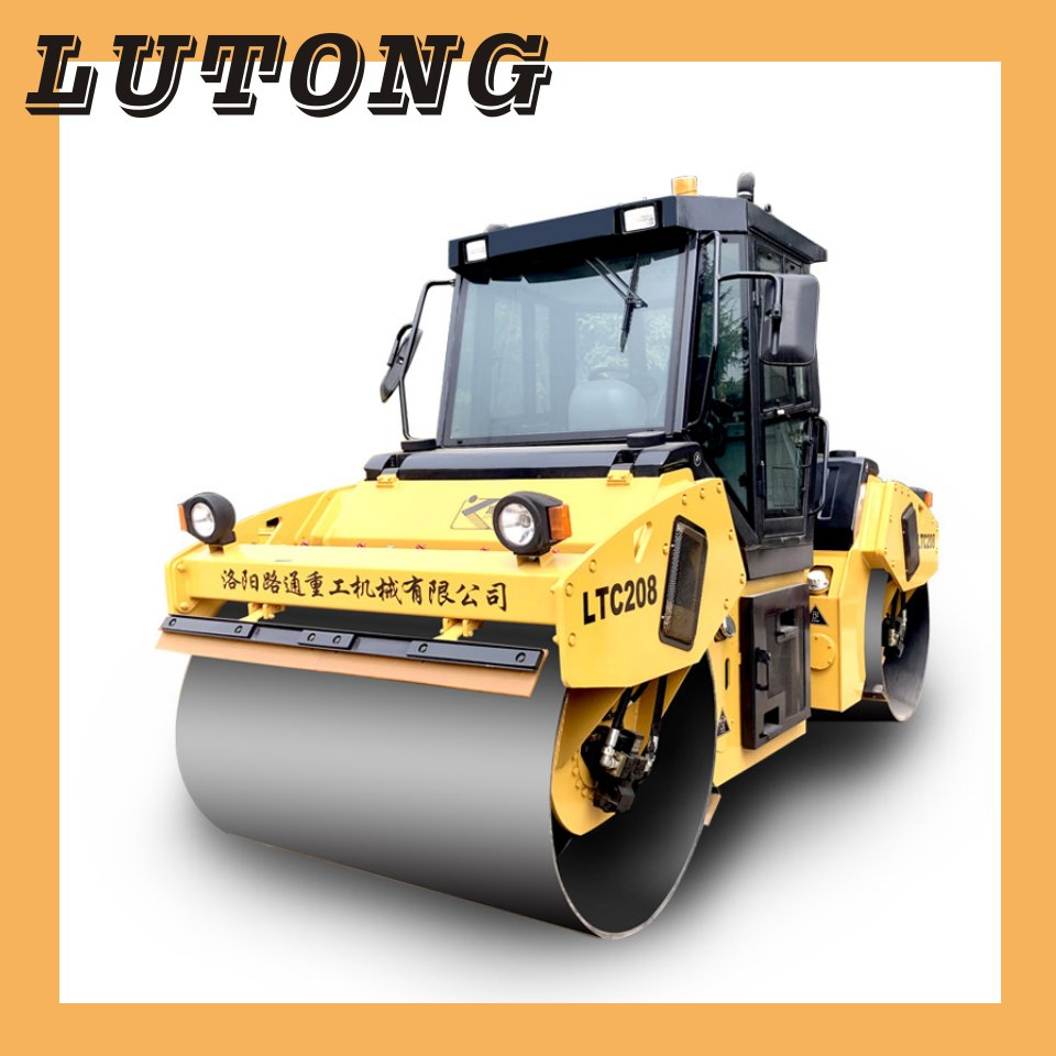 8 Tons Double Drum Heavy Duty Road Compaction Equipment Construction