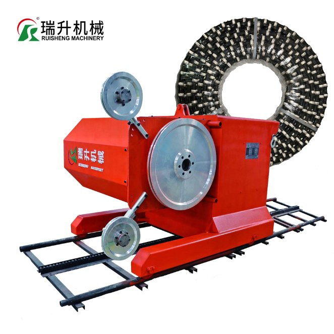 RS-75y Quarry Mining Cutting Processing Stone Equipment Diamond Wire Saw Machine